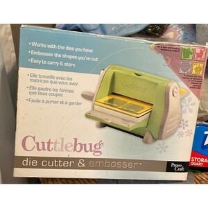 Provo Craft Cuttlebug Die Cutter and‎ Embosser Machine Green Manual 2000293